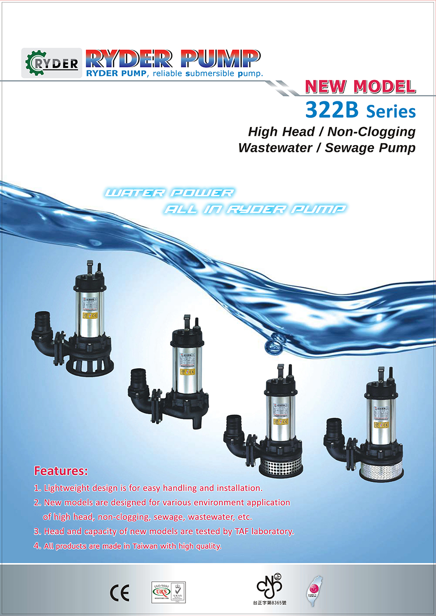 Máy bơm chìm nước thải BAF-322B